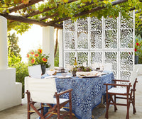 PLANTS - Pannello in PVC traforato - Parasole Colore: bianco, Misura: 47x94 cm