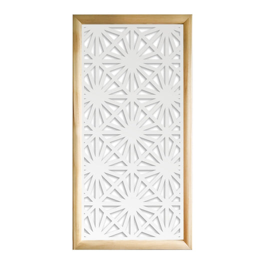 POLESTAR - Moduli Decorativi in Legno e PVC Colore: bianco, Misura: 47x94 cm