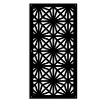 POLESTAR - Pannello in PVC traforato - Parasole Colore: nero, Misura: 50x150 cm