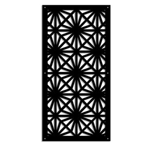 POLESTAR - Pannello in PVC traforato - Parasole Colore: nero, Misura: 50x150 cm