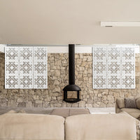 POLESTAR - Pannello in PVC traforato - Parasole Colore: bianco, Misura: 98x98 cm