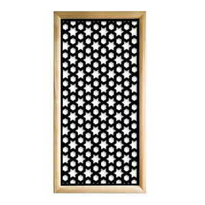 POPSTAR - Moduli Decorativi in Legno e PVC Colore: nero, Misura: 47x94 cm
