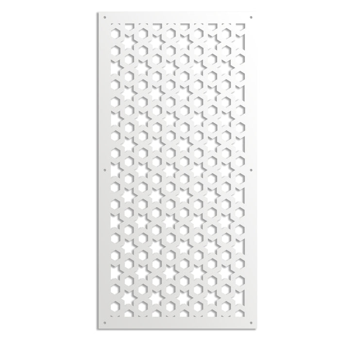 POPSTAR - Pannello in PVC traforato - Parasole Colore: bianco, Misura: 73x148 cm