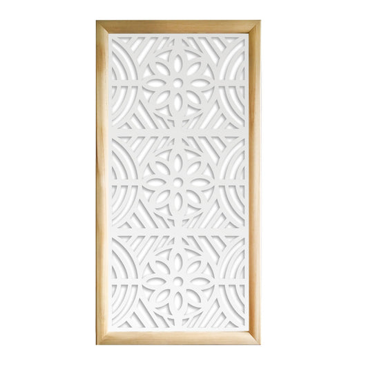 PROVENZA - Moduli Decorativi in Legno e PVC Misura: 47x94 cm, Colore: bianco