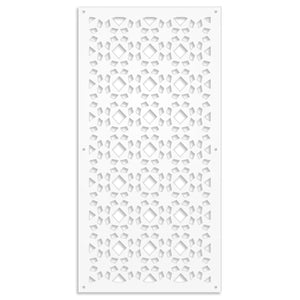 PSYCHEDELIC- Pannello in PVC traforato - Parasole Misura: 73x148 cm, Colore: bianco