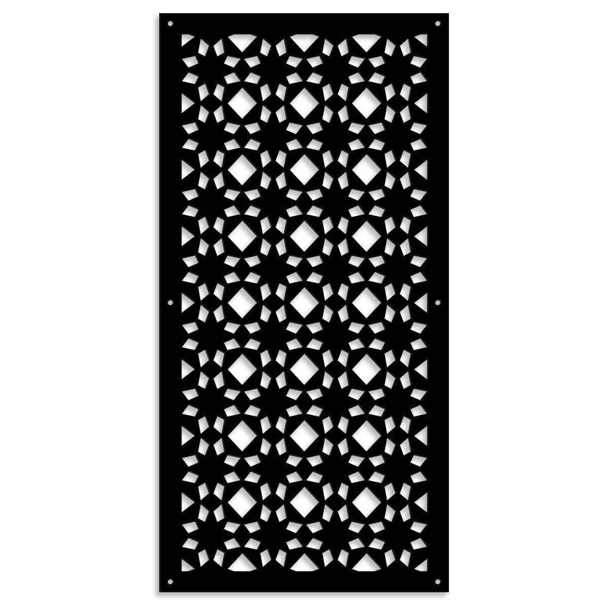 PSYCHEDELIC- Pannello in PVC traforato - Parasole Colore: nero, Misura: 73x148 cm