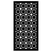 PSYCHEDELIC- Pannello in PVC traforato - Parasole Colore: nero, Misura: 50x150 cm