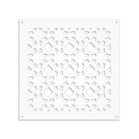 PSYCHEDELIC- Pannello in PVC traforato - Parasole Misura: 73x73 cm, Colore: bianco