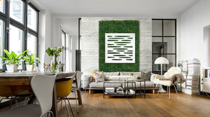 PUDDLE - Pannello in PVC traforato - Parasole Colore: bianco, Misura: 98x98 cm