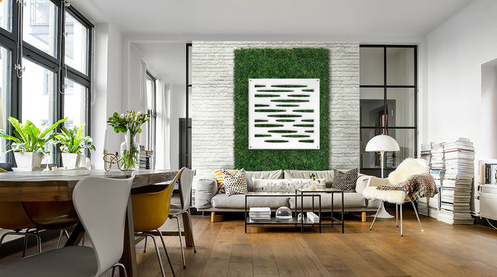 PUDDLE - Pannello in PVC traforato - Parasole Colore: bianco, Misura: 98x98 cm