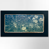 Quadro Canvas su telaio in legno BEATLES SONGS Misura: 140x70 cm