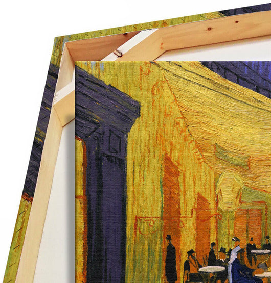 Quadro Canvas su telaio in legno Night Cafee - Van Gogh Misura: 140x100 cm