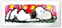 Quadro Canvas su telaio in legno SNOOPY Misura: 150x65 cm
