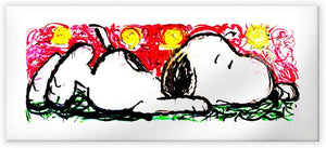 Quadro Canvas su telaio in legno SNOOPY Misura: 150x65 cm