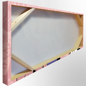 Quadro Canvas su telaio in legno Tela Corto Maltese Misura: 140x70 cm