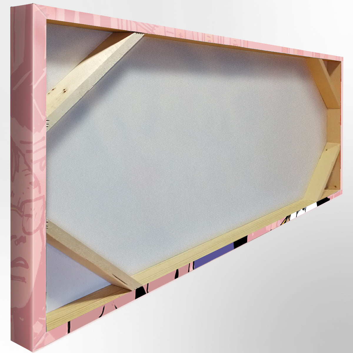 Quadro Canvas su telaio in legno Tela Corto Maltese Misura: 100x50 cm