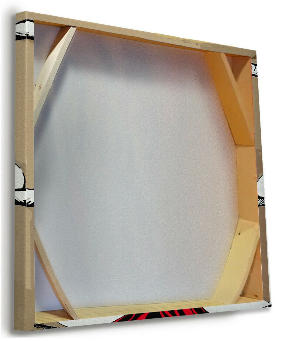 Quadro stampato su tela Canvas telaio in legno Beatles Yellow Submarine - Pop Art Misura: 100x70 cm