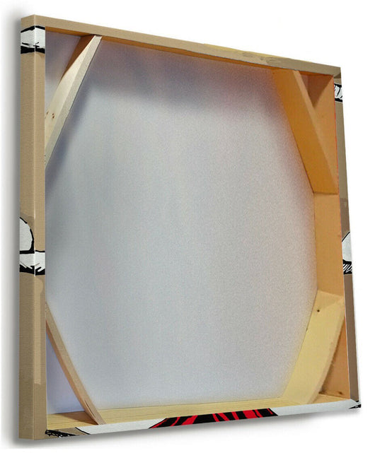 Quadro stampato su tela Canvas telaio in legno Beatles Yellow Submarine - Pop Art Misura: 140x100 cm