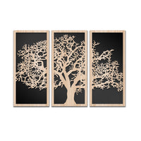 QUERCIA 100x70 cm - Quadro arredo LASERCUT composito Legno e PVC Misura: 100x70 cm