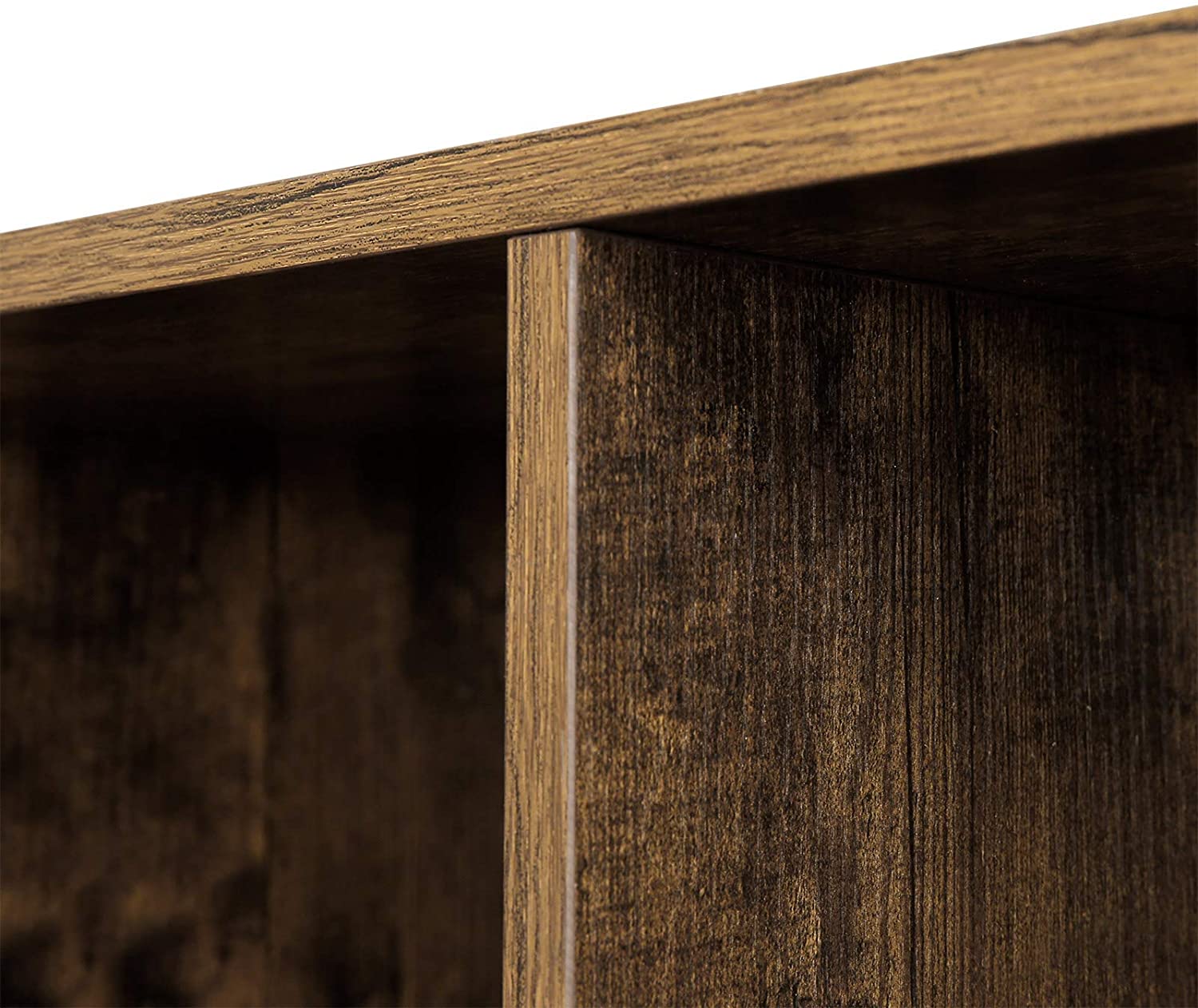 Scaffale a gradini Valora in truciolato marrone rustico