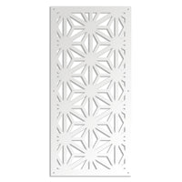 RADIANT - Pannello in PVC traforato - Parasole Colore: bianco, Misura: 98x198 cm