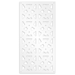 RAILING - Pannello in PVC traforato - Parasole Colore: bianco, Misura: 73x148 cm