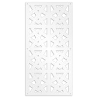 RAILING - Pannello in PVC traforato - Parasole Colore: bianco, Misura: 47x94 cm