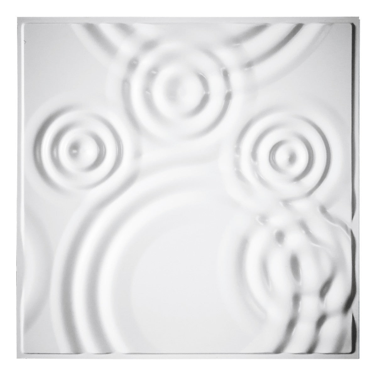 RAIN DROPS - Pannello per parete in PVC a rilievo 3D - 59,5cmX59,5cm