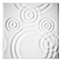 RAIN DROPS - Pannello per parete in PVC a rilievo 3D - 59,5cmX59,5cm