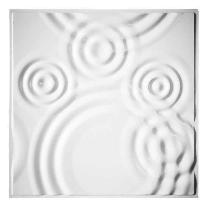 RAIN DROPS - Pannello per parete in PVC a rilievo 3D - 59,5cmX59,5cm