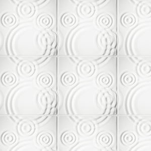 RAIN DROPS - Pannello per parete in PVC a rilievo 3D - 59,5cmX59,5cm