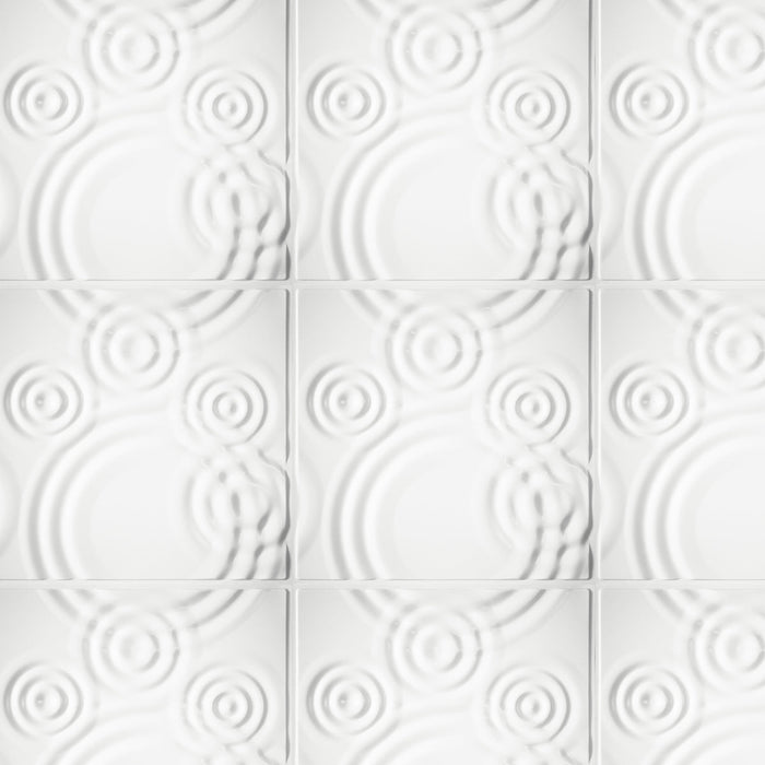 RAIN DROPS - Pannello per parete in PVC a rilievo 3D - 59,5cmX59,5cm