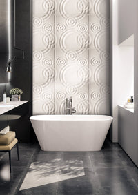 RAIN DROPS - Pannello per parete in PVC a rilievo 3D - 59,5cmX59,5cm