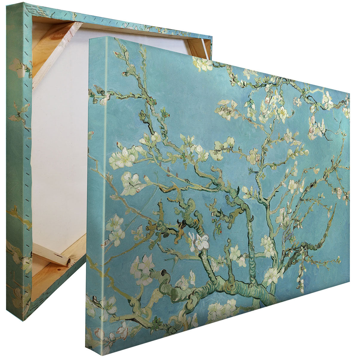 Ramo di Mandorlo - Vincent Van Gogh - Quadro Canvas stampata su telaio in legno Misura: 100x70 cm