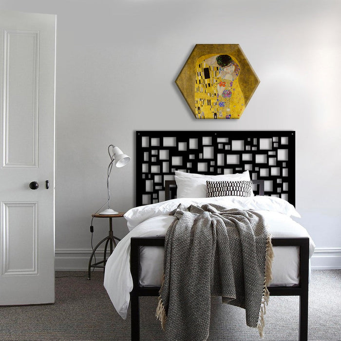 RANDOM - Pannello in PVC traforato Parasole Colore: nero, Misura: 73x73 cm