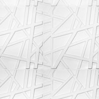 RANDOM bianco - Pannello parete in PVC a rilievo 3D - 50cmX50cm - 1 Pz