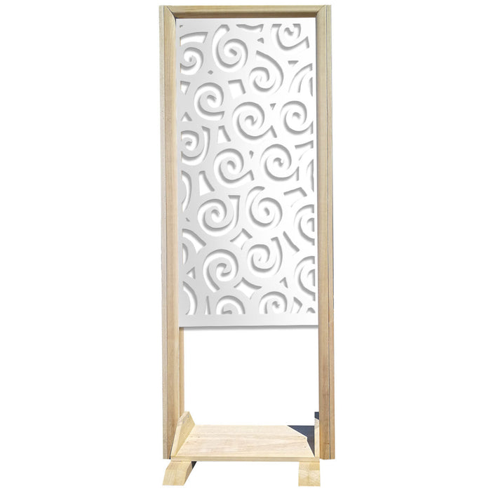 RICCI - Separè  - Paravento modulabile - 70x190cm - in Legno e PVC Colore: bianco