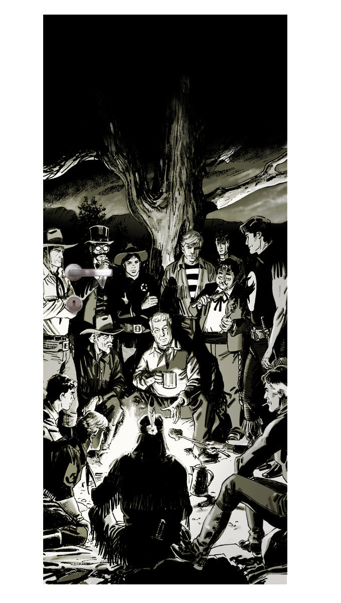 Rivestimento adesivo per porte interne - Fumetti Misura: 95x215 cm