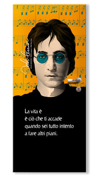 Rivestimento adesivo per porte interne - Lennon Vita Misura: 85x215 cm