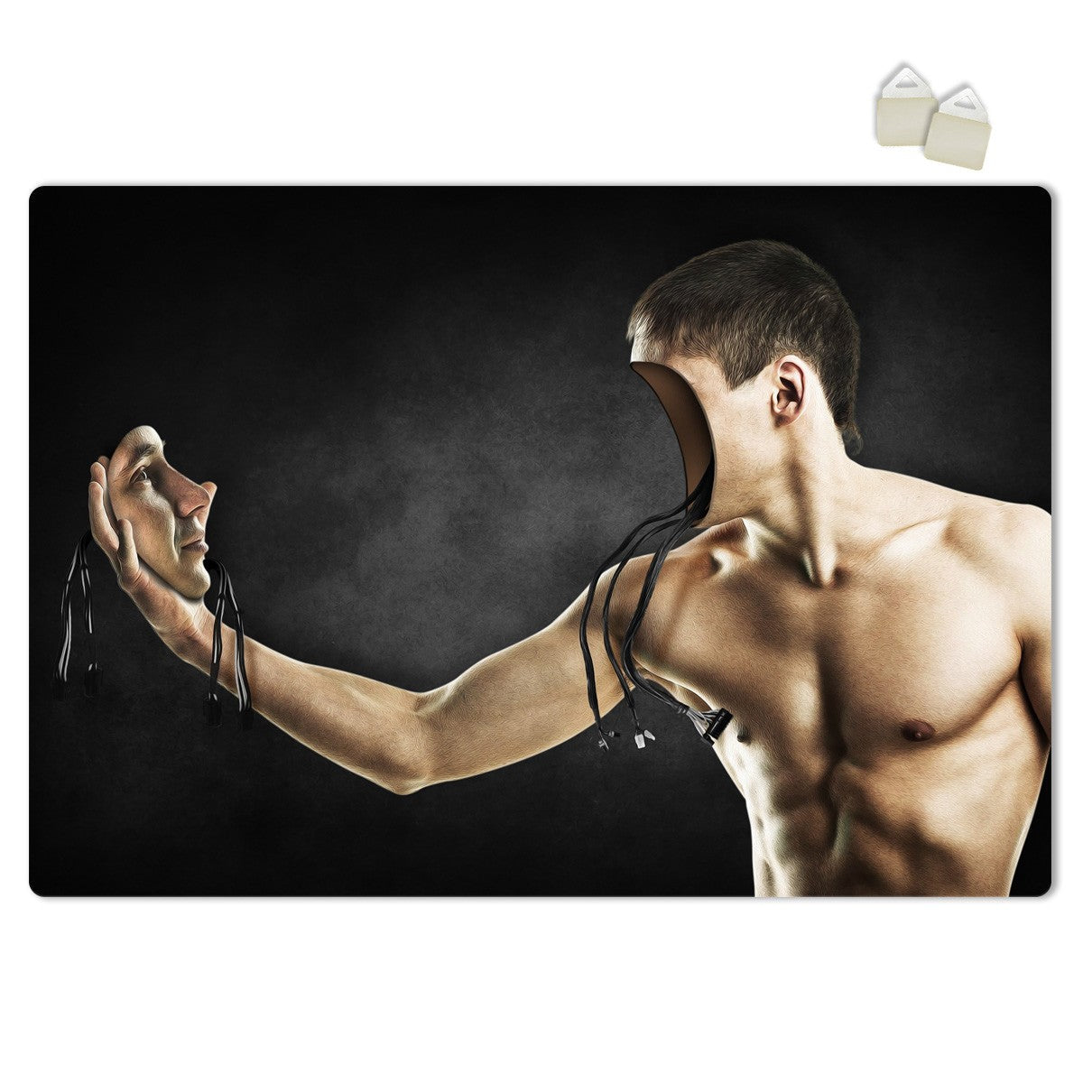 ROBOFACE - POSTER in PVC da 3mm Misura: 70x100 cm