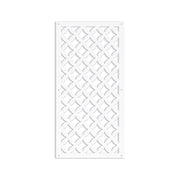 ROMBI - Pannello in PVC traforato - Parasole Colore: bianco, Misura: 73x148 cm