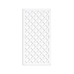 ROMBI - Pannello in PVC traforato - Parasole Colore: bianco, Misura: 98x198 cm