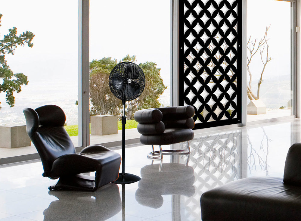 ROMBI - Pannello in PVC traforato - Parasole Misura: 98x198 cm, Colore: nero