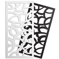 ROOTS - Pannello in PVC traforato - Parasole Colore: bianco, Misura: 98x198 cm