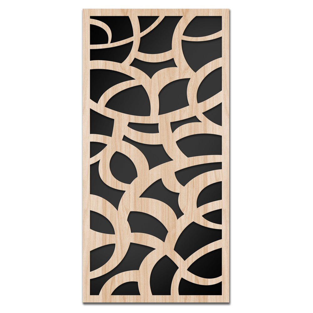 ROOTS - Quadro arredo LASERCUT composito Legno e PVC Misura: 50x100 cm