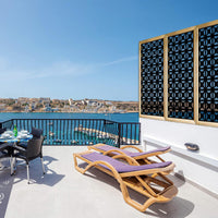 ROUNDCROSS - Moduli Decorativi in Legno e PVC Colore: nero, Misura: 73x148 cm