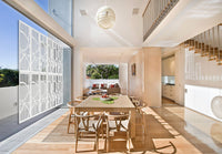 ROUTE - Pannello in PVC traforato - Parasole Misura: 98x198 cm, Colore: bianco