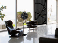 ROUTE - Pannello in PVC traforato - Parasole Colore: nero, Misura: 98x198 cm