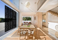 ROUTE - Pannello in PVC traforato - Parasole Colore: nero, Misura: 73x148 cm