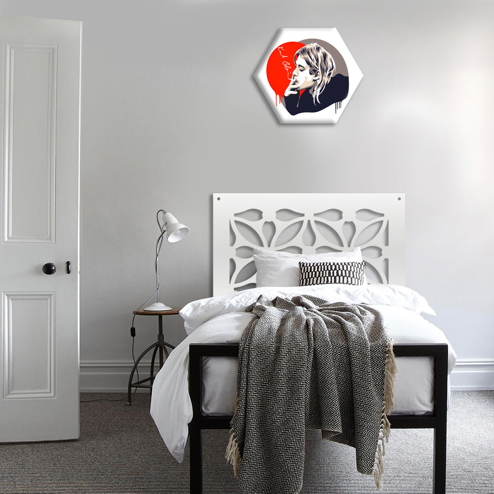 SAMURA - Pannello in PVC traforato - Parasole Colore: bianco, Misura: 98x98 cm